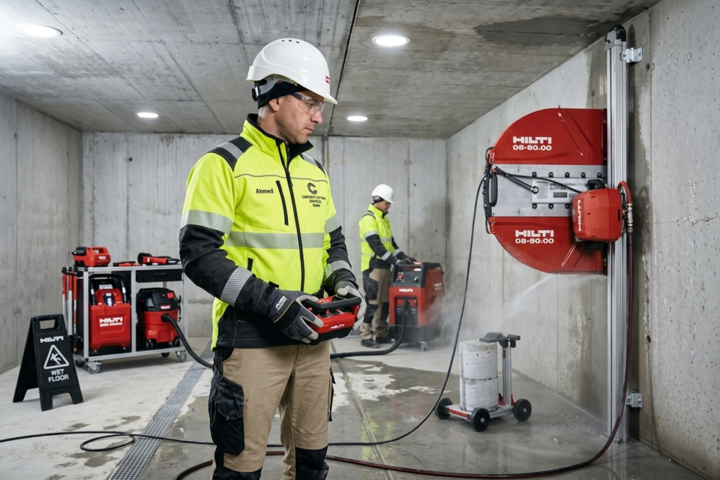 Concrete Wall Cutting & Sawing Services in Dubai